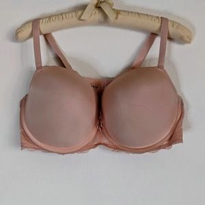 Torrid Nude Pink Full Coverage Bra 40DD